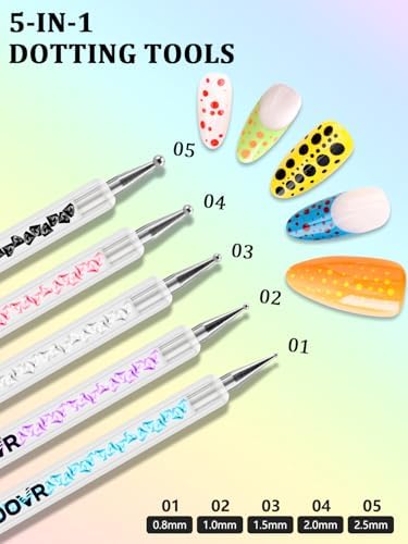 Full collection of Yoovr nail design tools and supplies