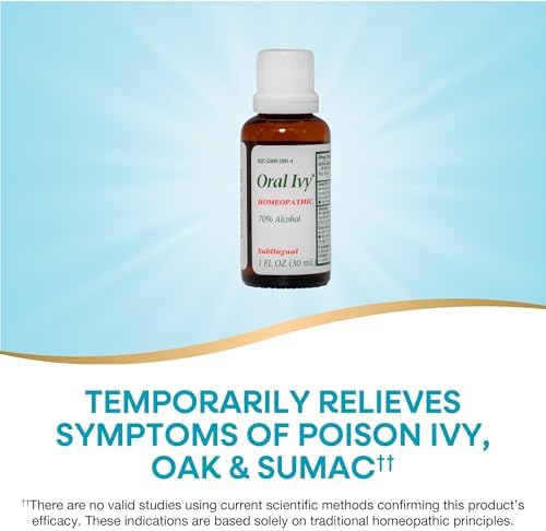 Nature's Way Oral Ivy 1 fluid ounce bottle for homeopathic skin treatment
