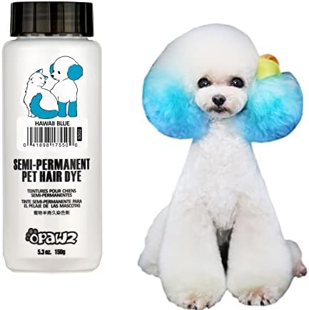 Close up of OPAWZ pet safe hair dye packaging