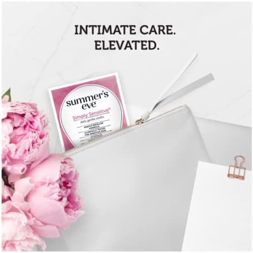 Summer's Eve alcohol free and paraben free feminine cleansing cloths