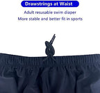 AQX unisex nappy trunks fabric texture close up