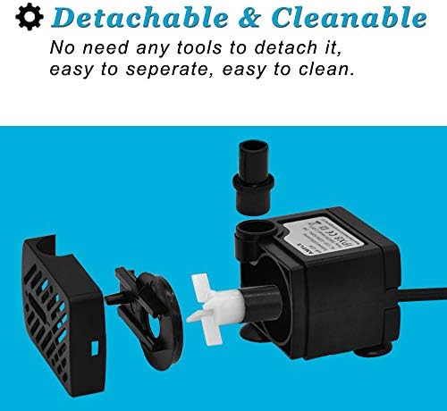 Domica 50GPH submersible pump for tabletop fountains