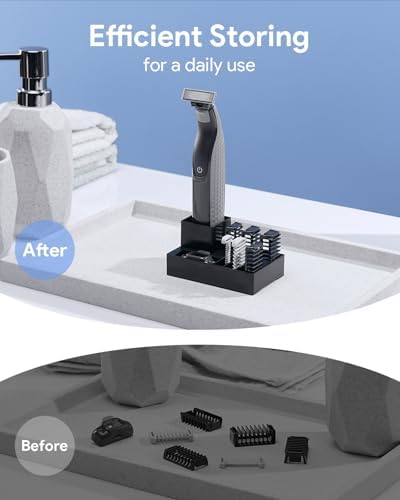 Six piece replacement comb set including skin protection guard and body comb attachments
