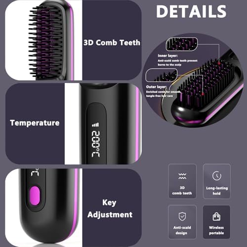 Santvolo Go Brush Pro ceramic bristles detail
