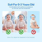 Floriogra baby headphones safety materials and durable ABS shell