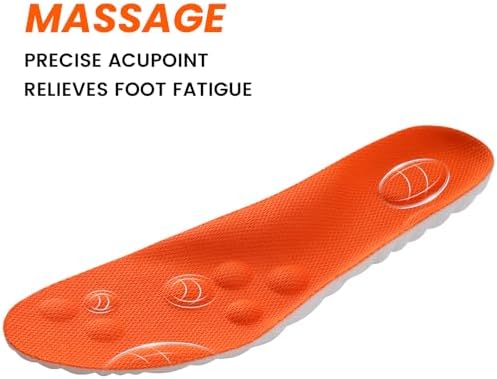 Side profile of 4D cloud insoles demonstrating the ergonomic arch support curve.