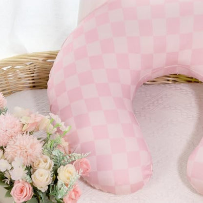 High quality fabric detail of Dayeeball nursing pillow slipcover