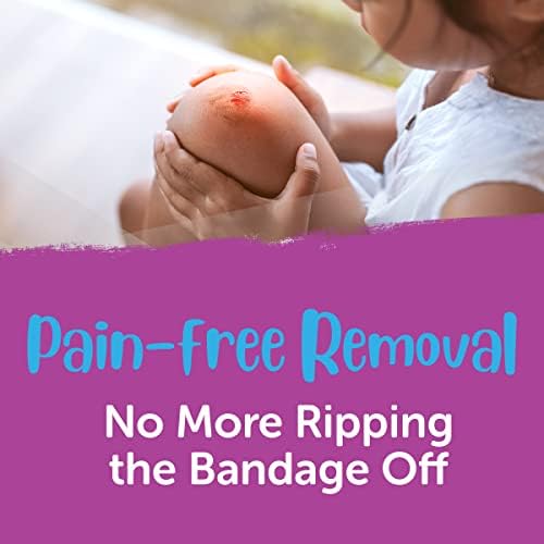 Sting free liquid skin protectant for kids minor cuts and scrapes showing the applicator brush