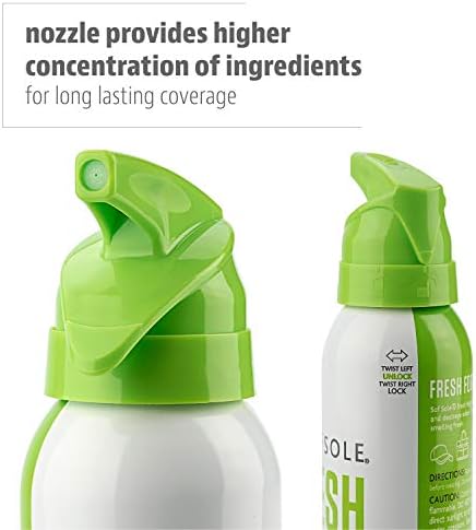 Compact Sof Sole Fresh Fogger bottle for gym bag odor control