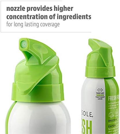 Compact Sof Sole Fresh Fogger bottle for gym bag odor control