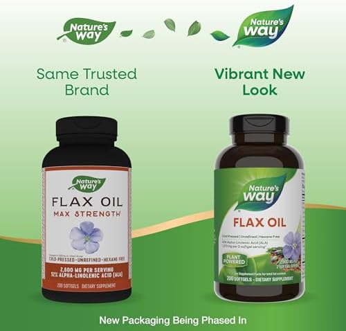 Nature's Way 200 softgels package back label ingredient details