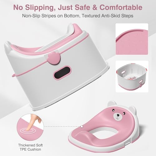 MoreFeel step stool mode for toddler hand washing