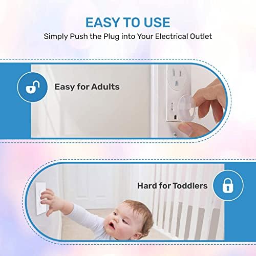 24 pack baby safety plug covers inside home setting