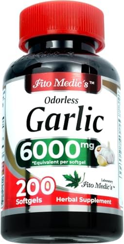 Fito Medics Lab organic garlic extract capsules for heart health support