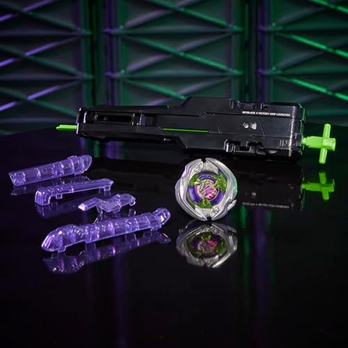 Victory Grip launcher showing adjustable rubber handle detail