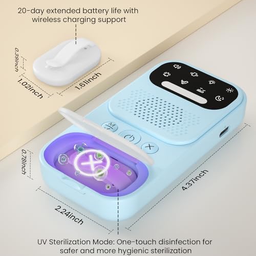 Close up of the Danzhang wireless sensor illustrating its compact and comfortable design.