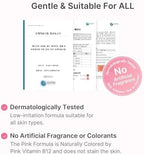Dermatologist-tested mild serum suitable for all skin types daily