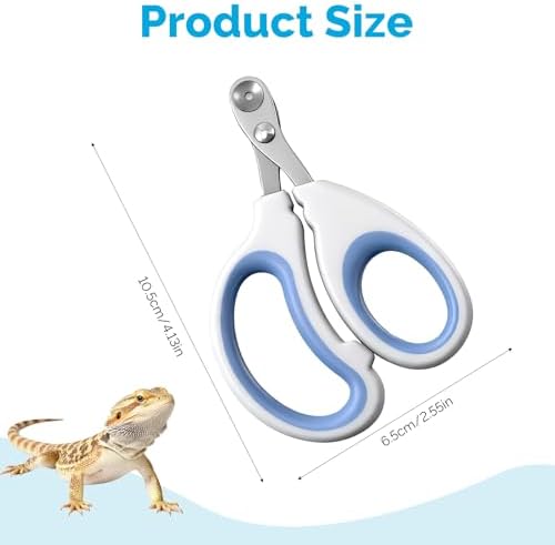 Xyembu bearded dragon nail cutter ergonomic handle design