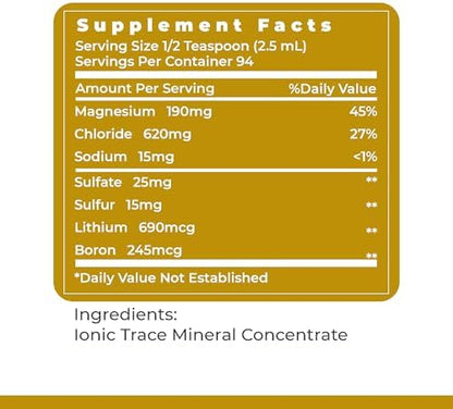 Premier Research Labs magnesium and trace minerals formula packaging highlighting the Great Salt Lake source text.