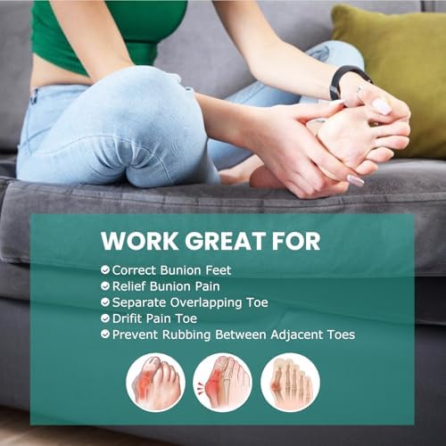 Comparison of Welnove foam spacers against standard gel separators for foot comfort.