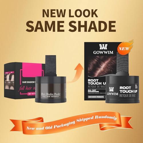 Gowwim hair shadow powder applied to gray roots