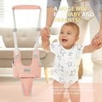 BethBear summer pink baby walking harness for 7 to 24 months