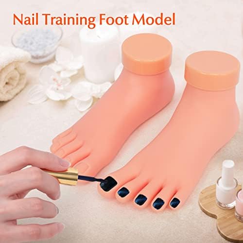 Professional nail art training with Krofaue prosthetic foot