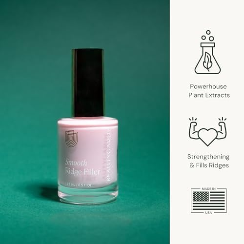 Vegan strengthening growth treatment for resurfacing deep vertical nail ridges