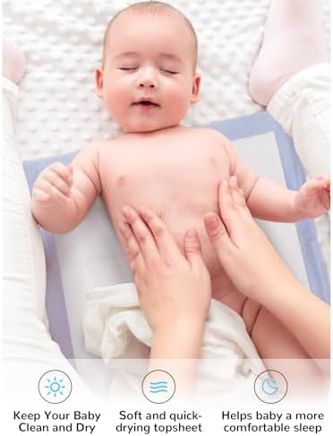 Buyockss disposable pad used on a changing table
