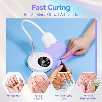 Side profile of Makartt cordless gel nail dryer
