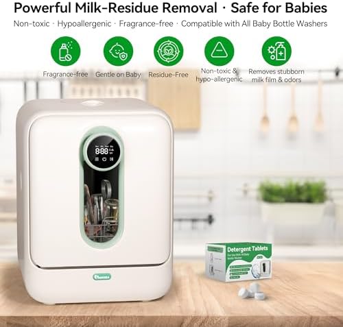 Iagreea bottle washer tablets in resealable packaging