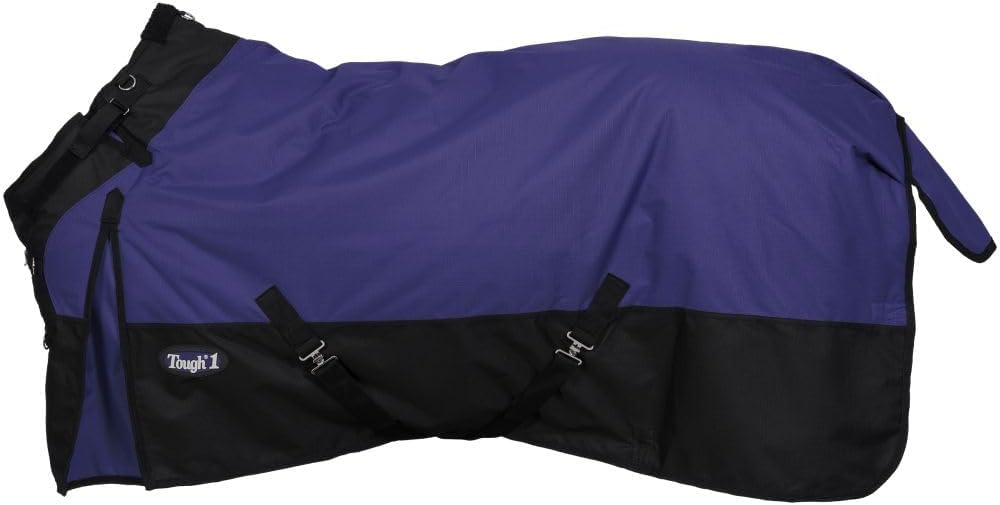 Tough 1 royal blue turnout blanket full product display