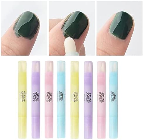 Close up of nail polish eraser pen with cotton tip