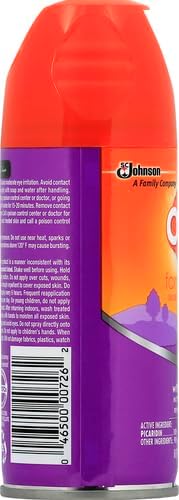 OFF! FamilyCare family safe DEET free mosquito spray can close up view