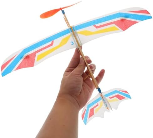 Toyvian windup flying copter toys showcasing the complete ten piece bulk packaging layout.