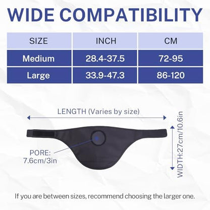 Person wearing XAOMING ostomy belt during sports