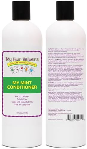 My Hair Helpers natural lice prevention conditioner 16 fluid ounces