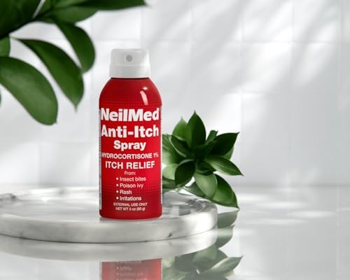 Hydrocortisone 1 percent topical spray for eczema and psoriasis relief.