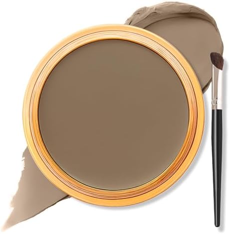 Erinde Cool Toned Cream Contour 02 Gray Brown front view showing the stick and built-in blending brush.