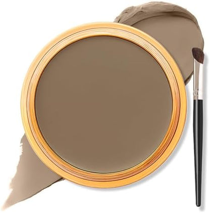 Erinde Cool Toned Cream Contour 02 Gray Brown front view showing the stick and built-in blending brush.