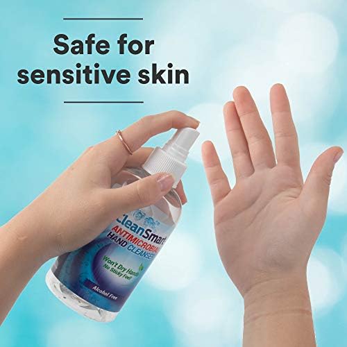 CleanSmart Skin & Hand Cleanser, 2 Ounce Spray Bottle (Pack of 3) Alcohol-Free Safe Cleanser - Image 4