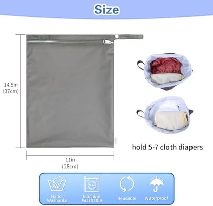Side profile of babygoal waterproof bag with zipper detail
