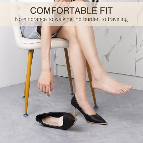 Two pairs of clear KTSAY foot cushions for women's footwear.