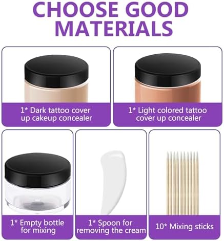 Laorici scar concealer application on arm