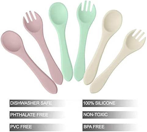Close up of the anti choke barrier on the PandaEar toddler weaning spoon
