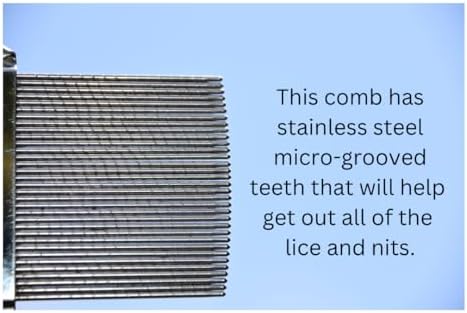 Pack of two The Nit Fairies combs in silver and blue colors.