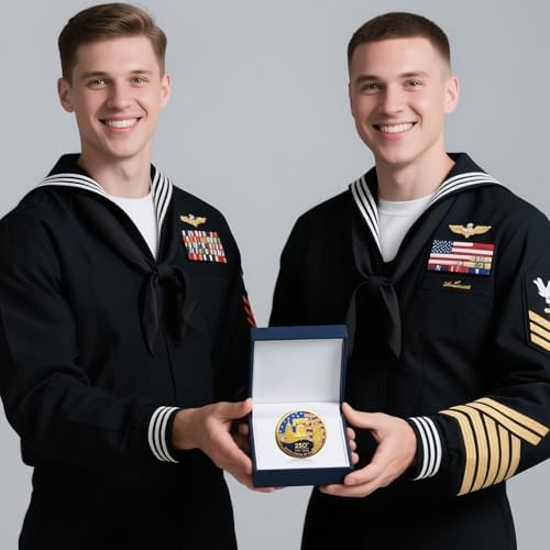 Gold plated American semiqiuncentennial challenge coin inside its clear protective display capsule
