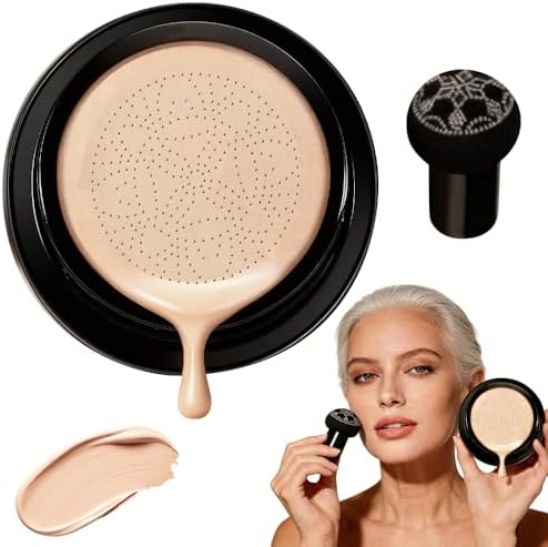 JIAOY Mushroom Head Cushion CC Cream Foundation in Natural front view packaging