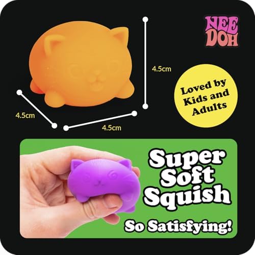 Back view of the official Schylling Teenie Cool Cats 3 pack box
