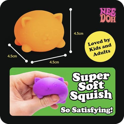 Back view of the official Schylling Teenie Cool Cats 3 pack box